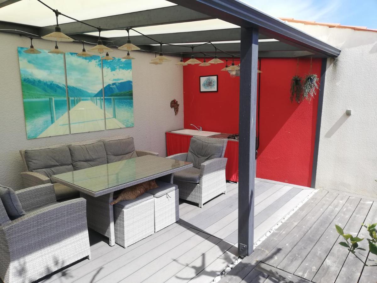 Studio Independant Chez L'Habitant Avec Piscine Et Cuisine Exterieures Λα Ροσέλ Εξωτερικό φωτογραφία