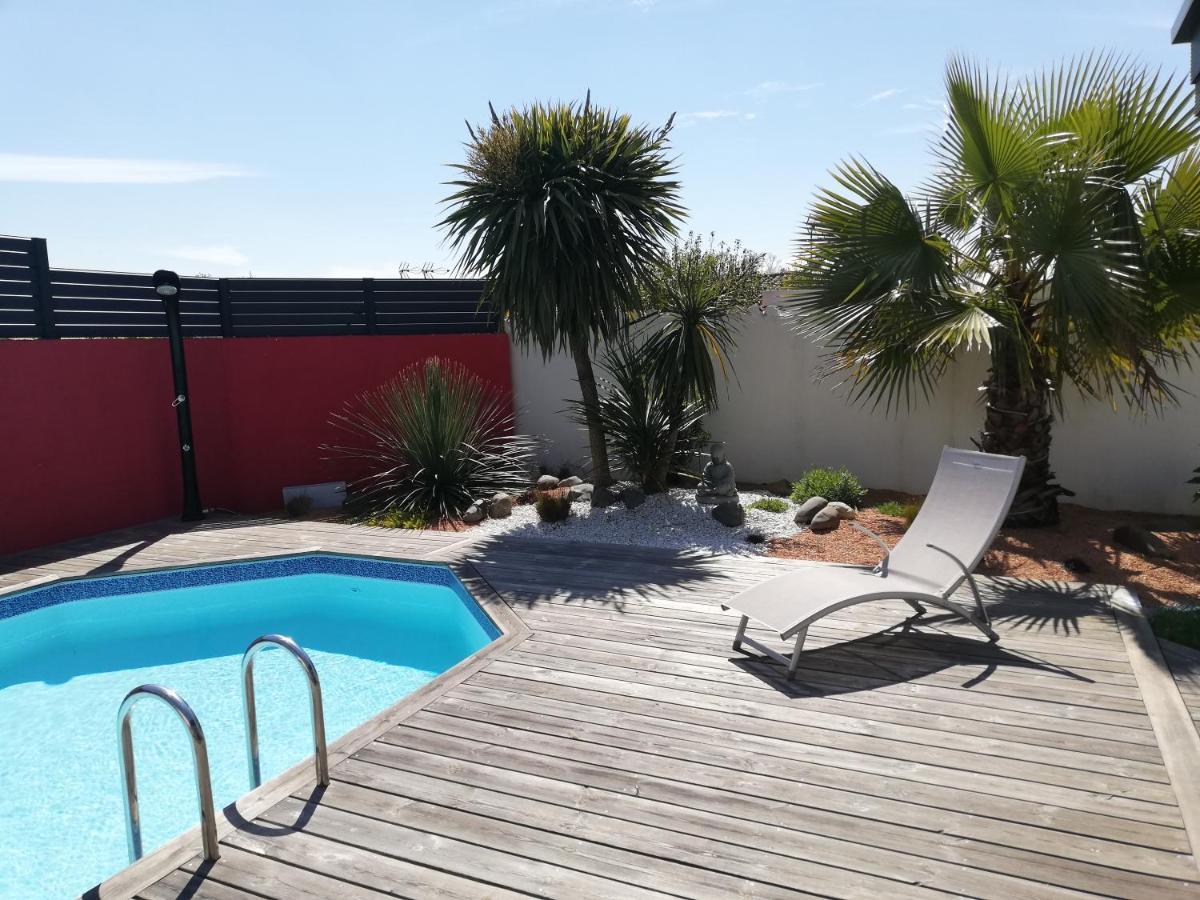 Studio Independant Chez L'Habitant Avec Piscine Et Cuisine Exterieures Λα Ροσέλ Εξωτερικό φωτογραφία