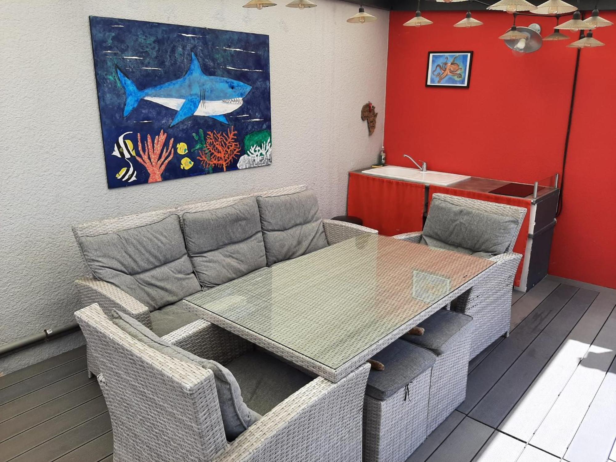Studio Independant Chez L'Habitant Avec Piscine Et Cuisine Exterieures Λα Ροσέλ Εξωτερικό φωτογραφία